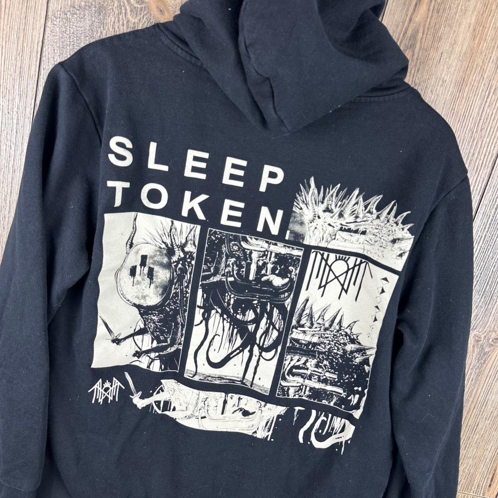 Sleep Token Band Hoodie Black Graphic Size Medium 2024 Take Me Back to Eden